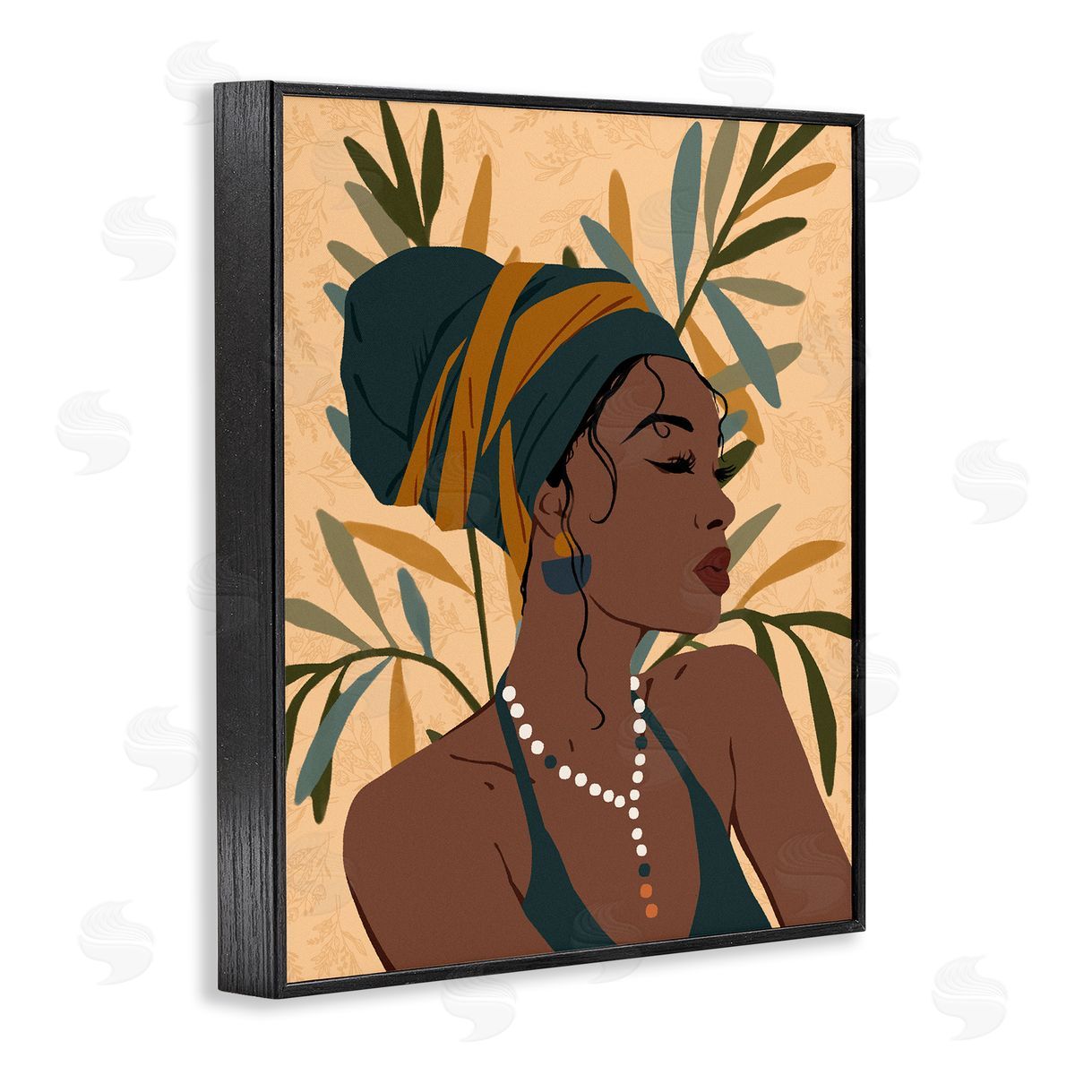 Ziwei Li Bohemian Girl Botanical Leaves