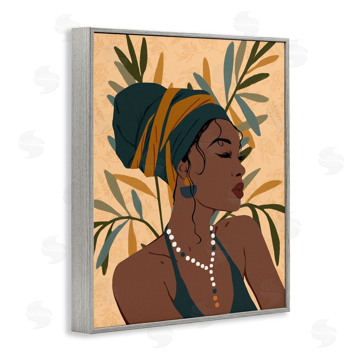 Ziwei Li Bohemian Girl Botanical Leaves