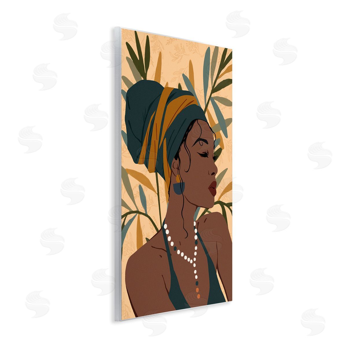 Ziwei Li Bohemian Girl Botanical Leaves