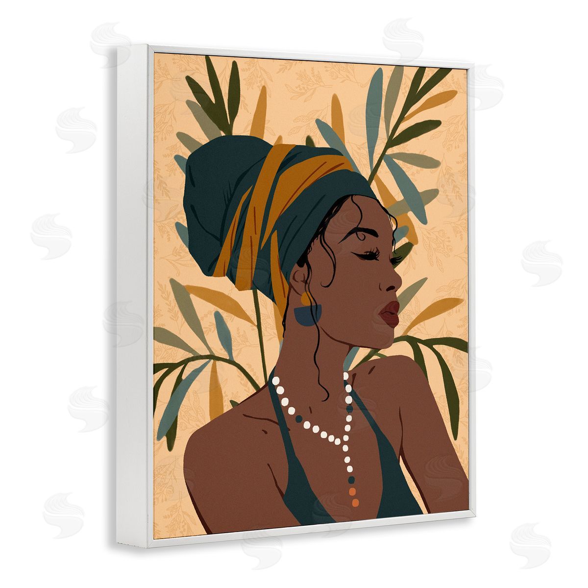 Ziwei Li Bohemian Girl Botanical Leaves