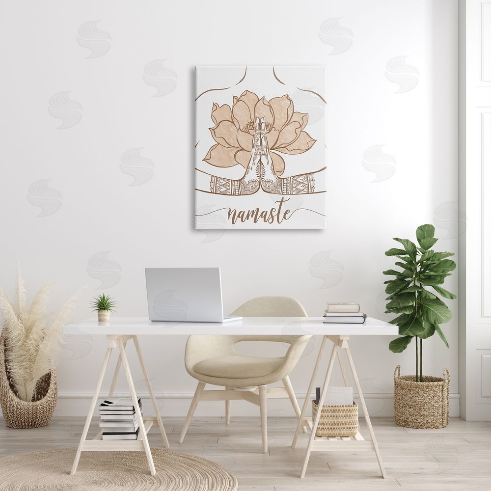 Ziwei Li Namaste Henna Pattern Lotus