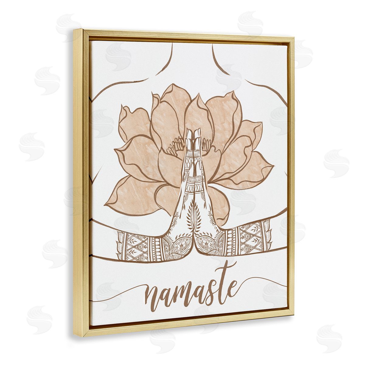 Ziwei Li Namaste Henna Pattern Lotus