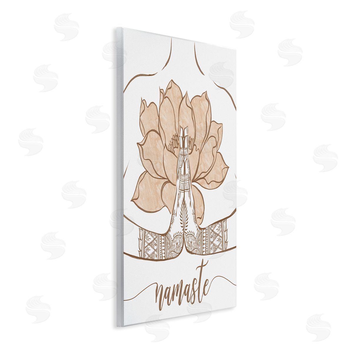 Ziwei Li Namaste Henna Pattern Lotus