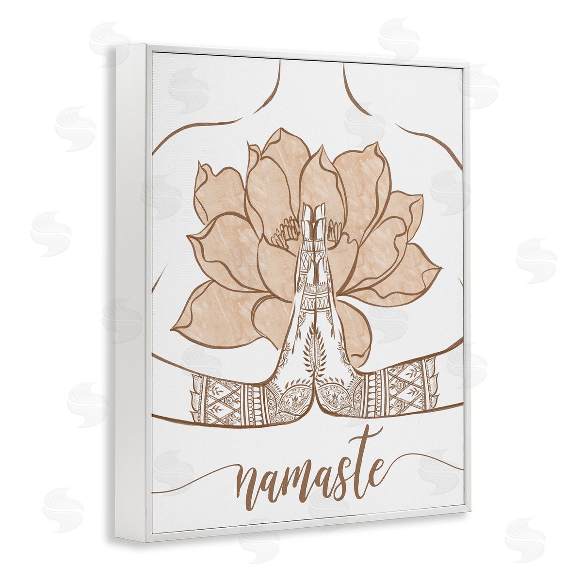 Ziwei Li Namaste Henna Pattern Lotus