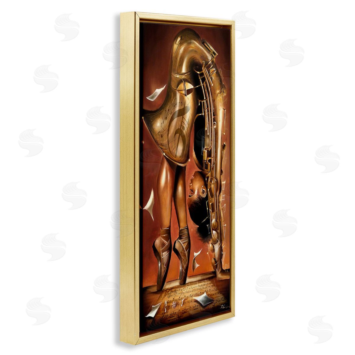 Salaam Muhammad Surreal Saxophone Ballerina Composition