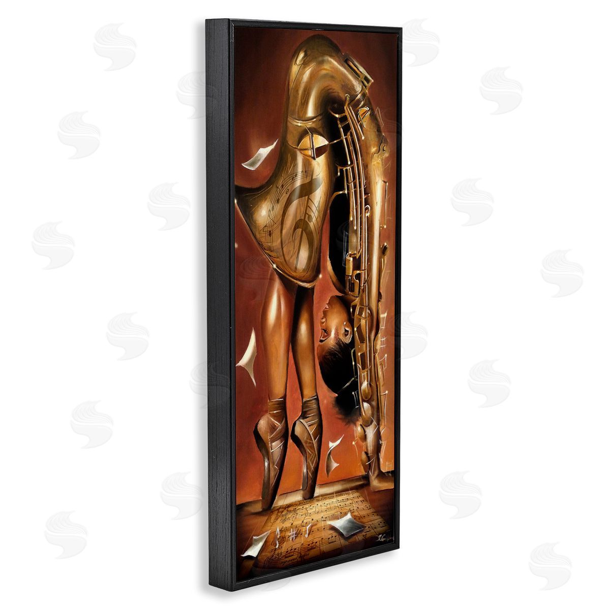 Salaam Muhammad Surreal Saxophone Ballerina Composition