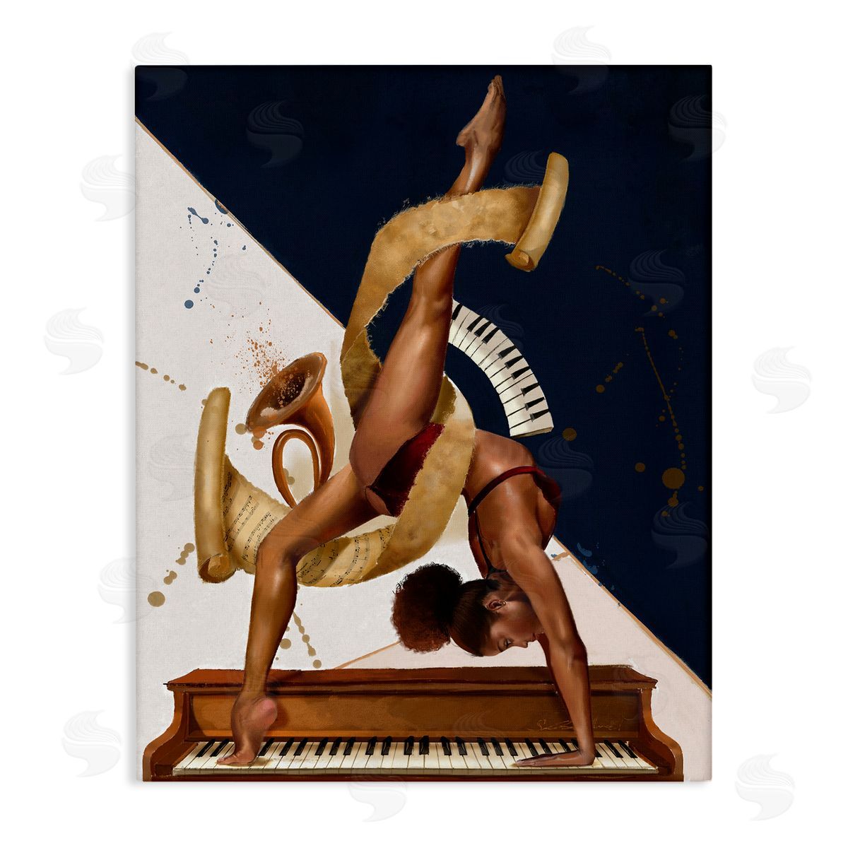 Salaam Muhammad Gymnastics Musician Girl Instruments