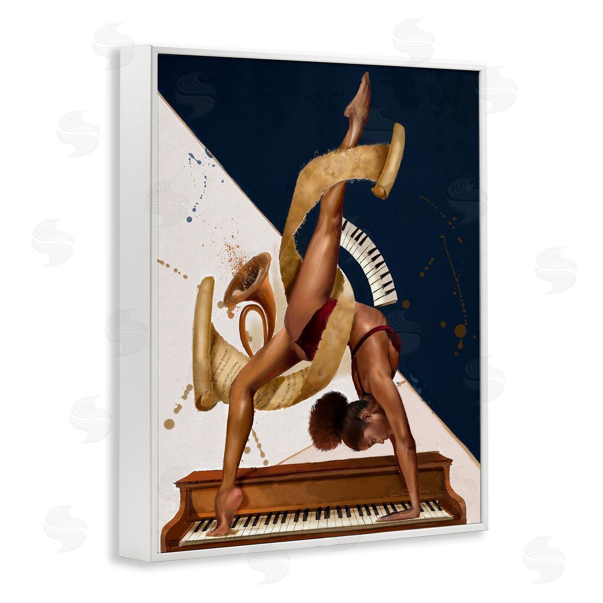 Salaam Muhammad Gymnastics Musician Girl Instruments
