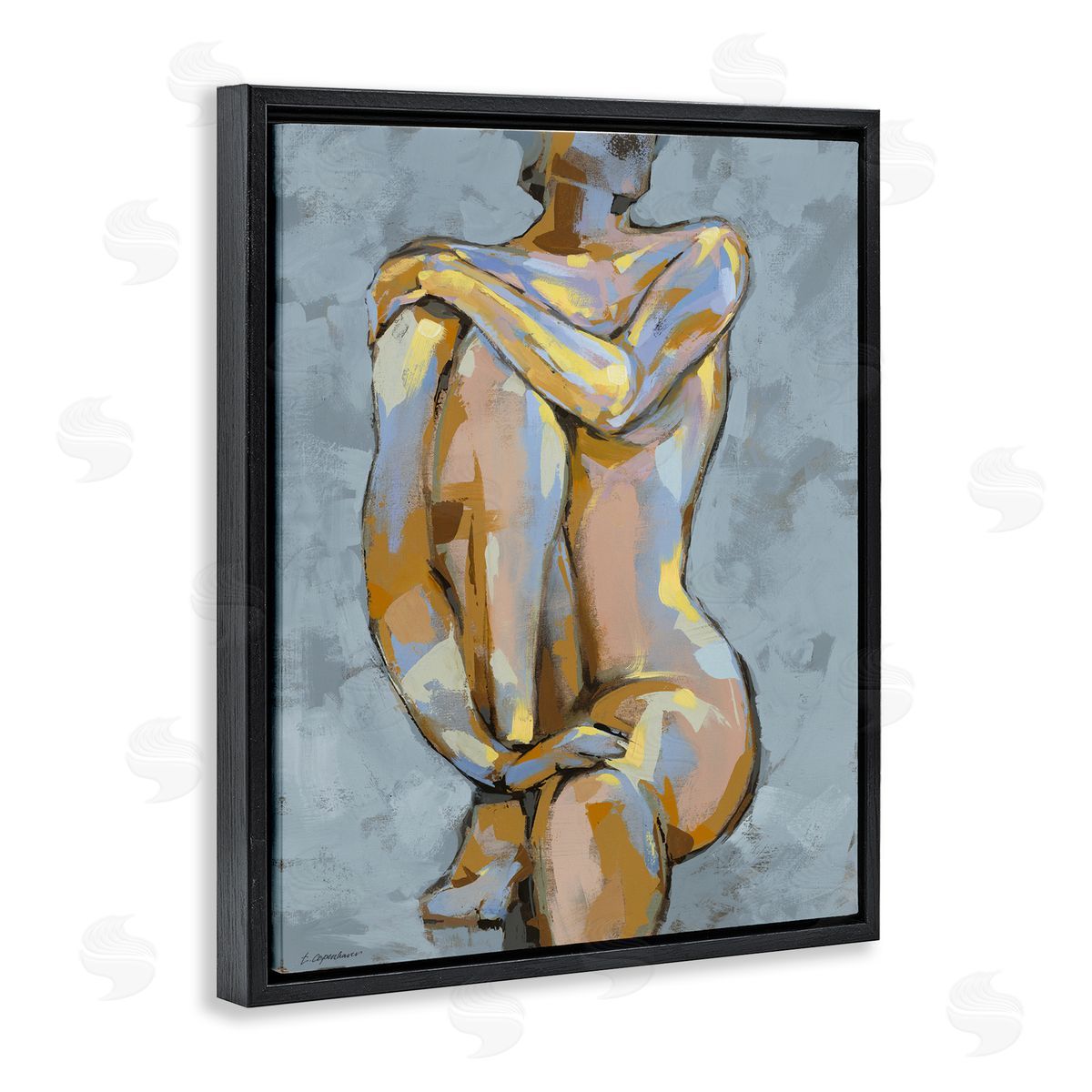 Trevor Copenhaver Modern Brushed Nude Portrait 
