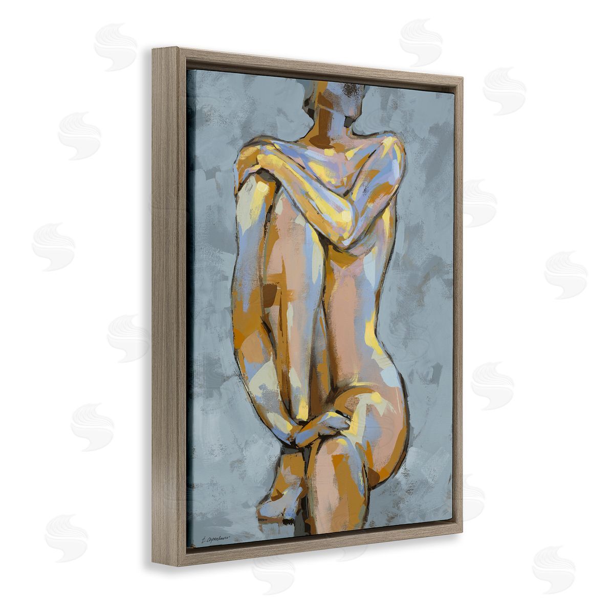 Trevor Copenhaver Modern Brushed Nude Portrait 