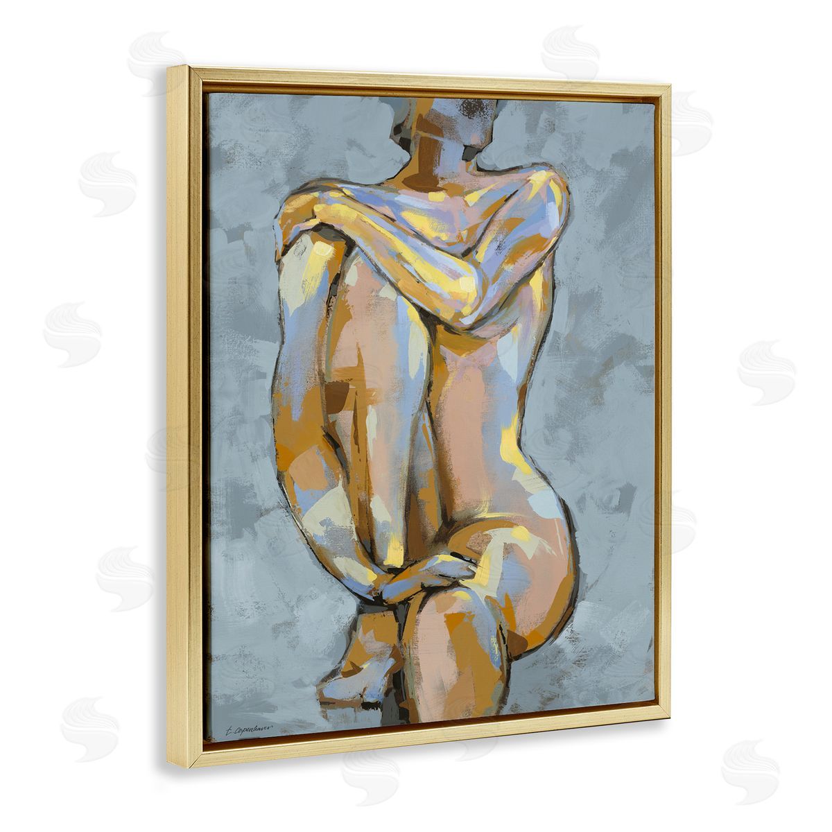 Trevor Copenhaver Modern Brushed Nude Portrait 