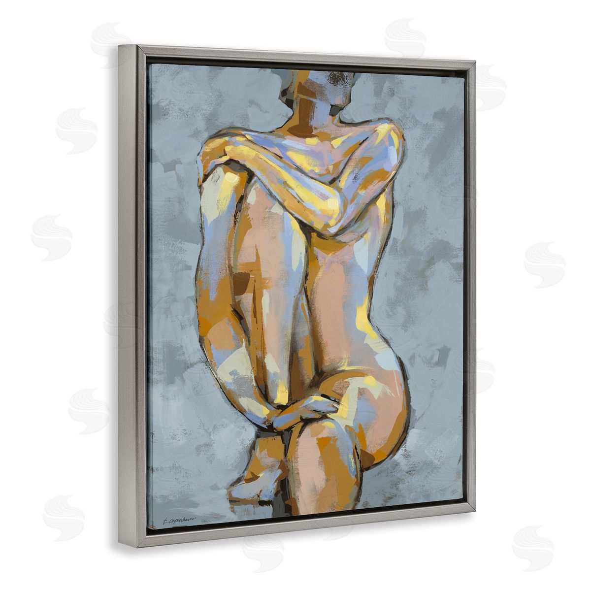 Trevor Copenhaver Modern Brushed Nude Portrait 