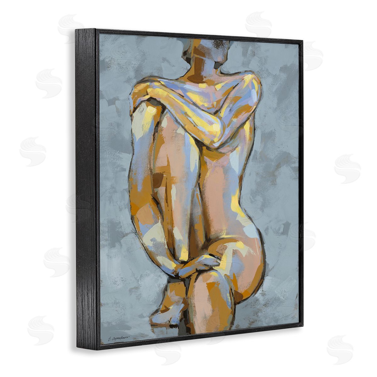Trevor Copenhaver Modern Brushed Nude Portrait 