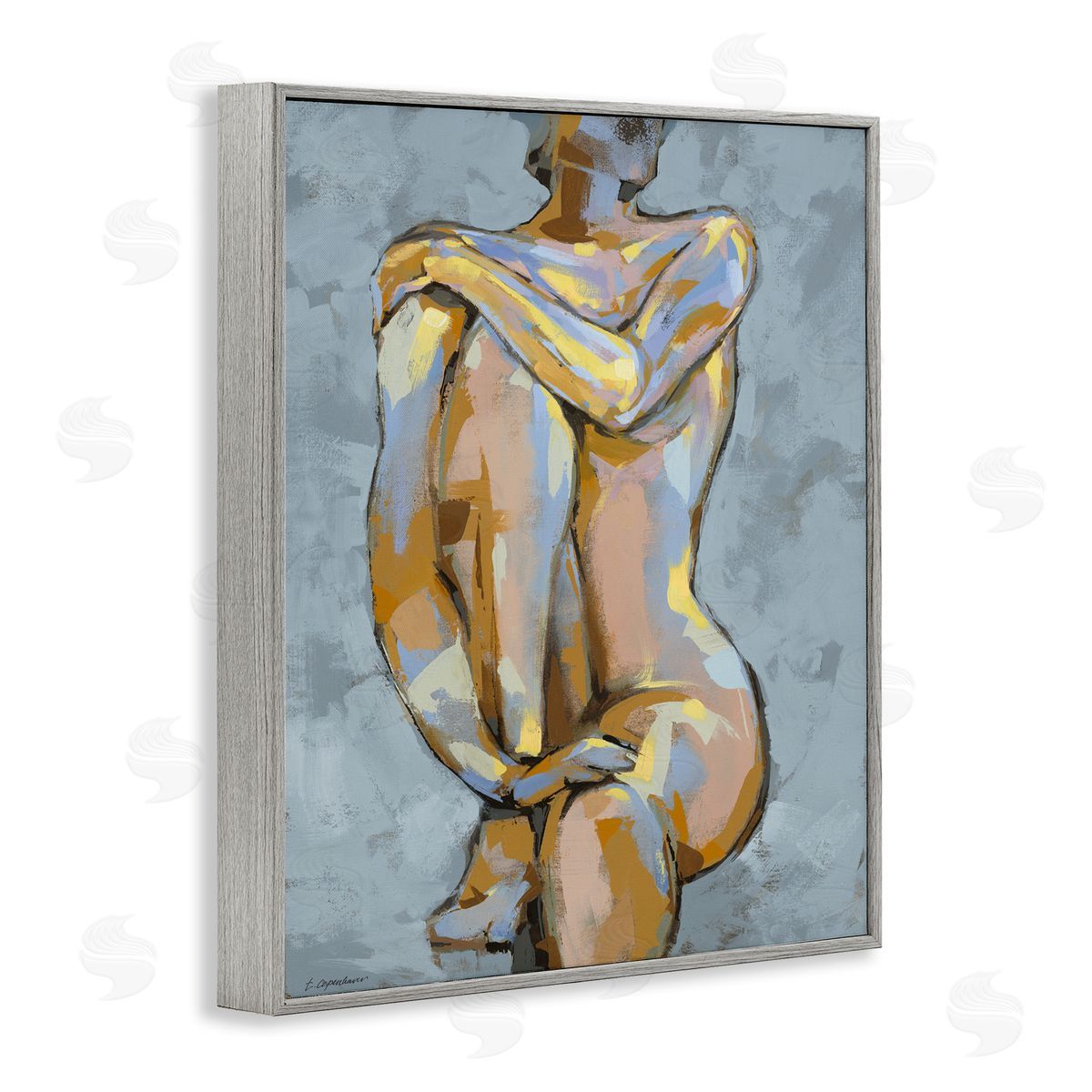 Trevor Copenhaver Modern Brushed Nude Portrait 