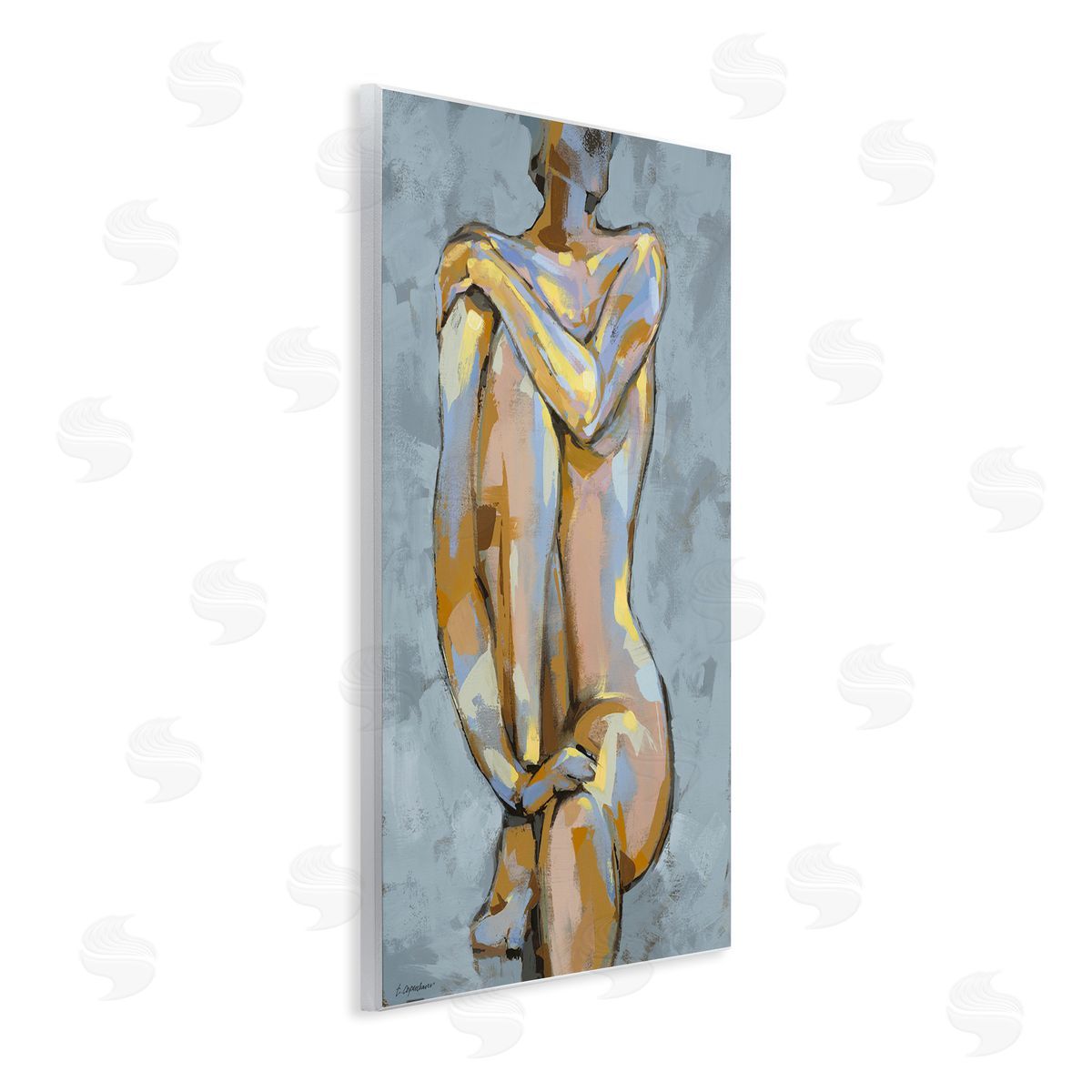 Trevor Copenhaver Modern Brushed Nude Portrait 