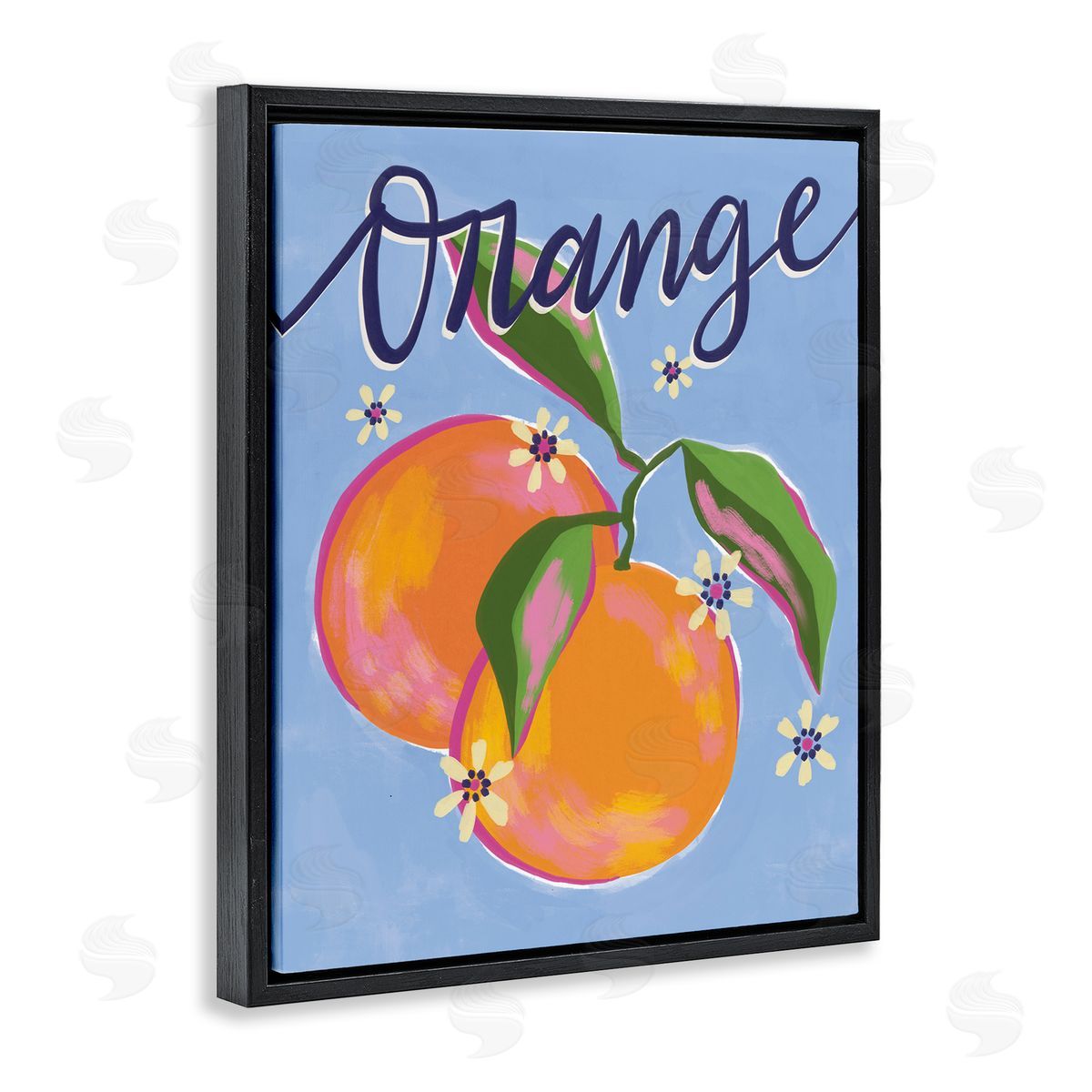 Deborah Curiel Orange Citrus fr_sideuits Floral Pattern