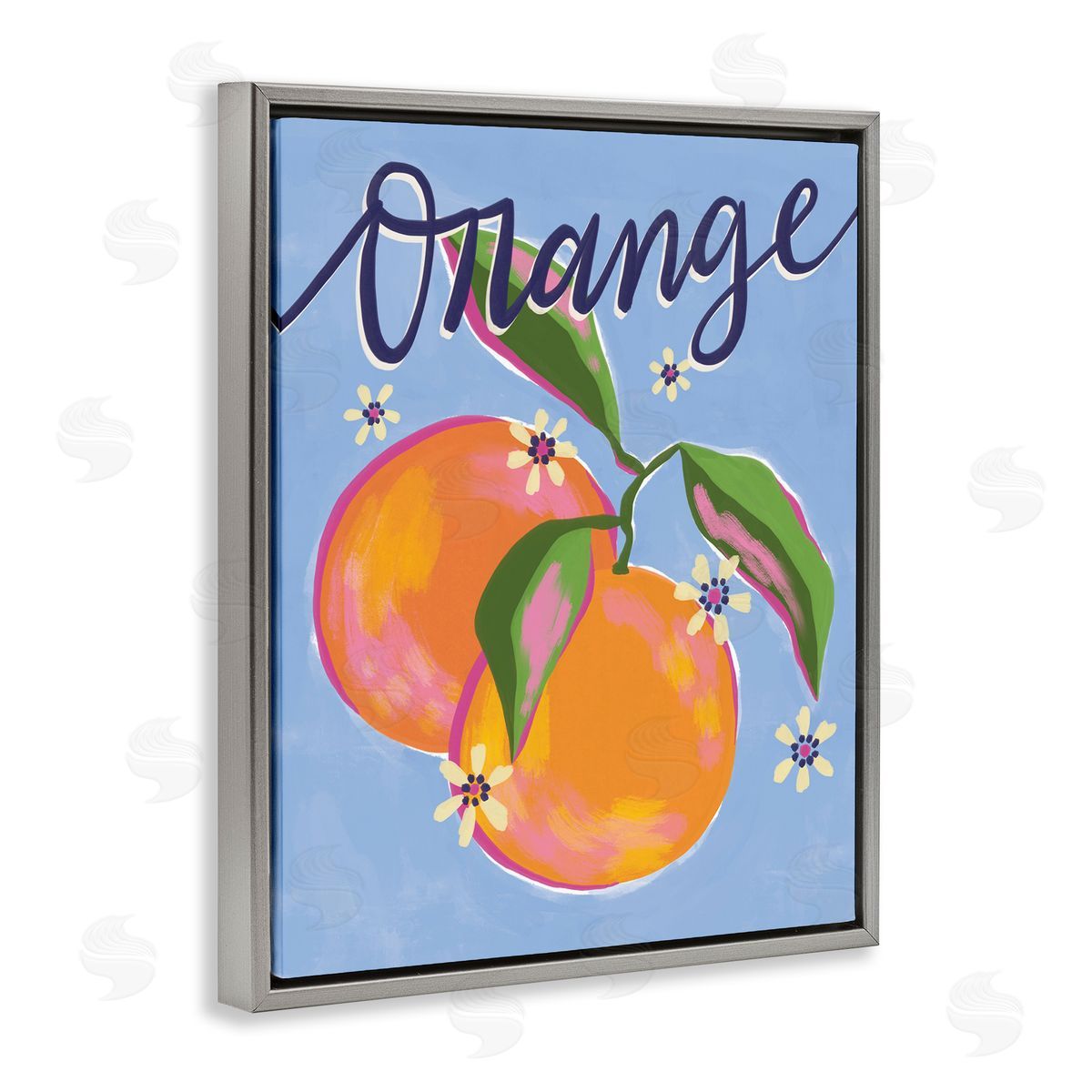 Deborah Curiel Orange Citrus fr_sideuits Floral Pattern