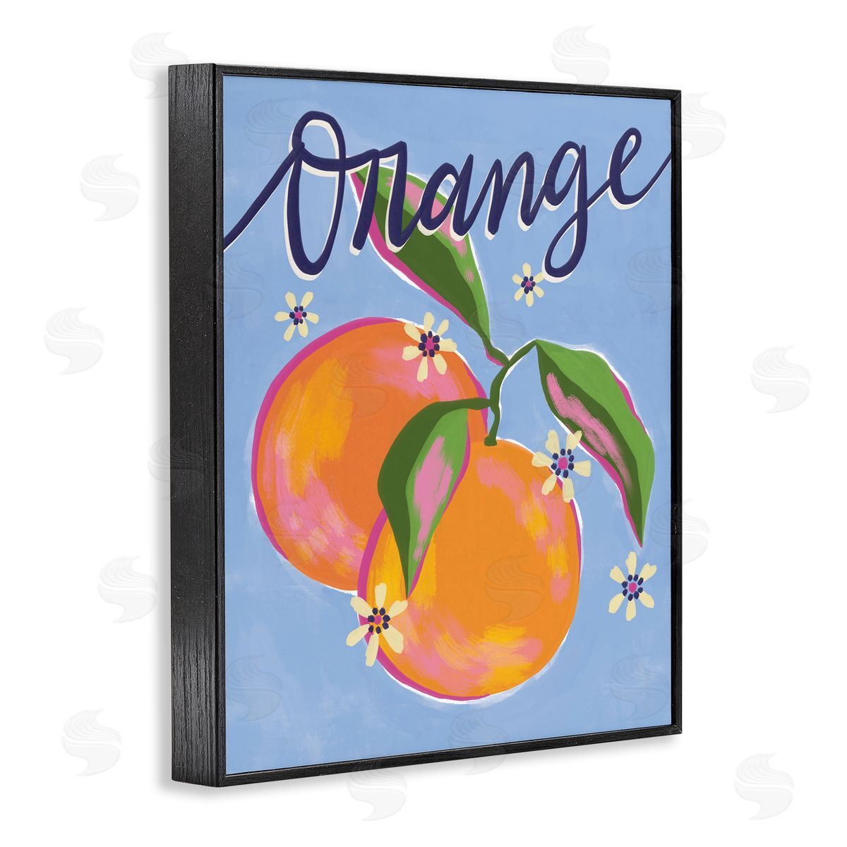 Deborah Curiel Orange Citrus fr_sideuits Floral Pattern
