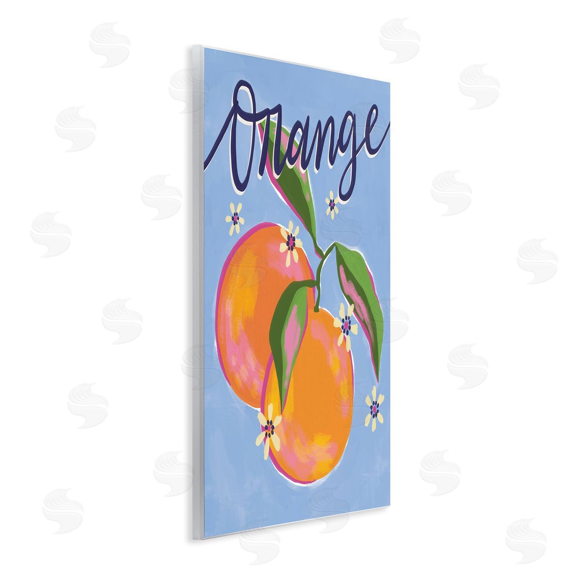 Deborah Curiel Orange Citrus fr_sideuits Floral Pattern