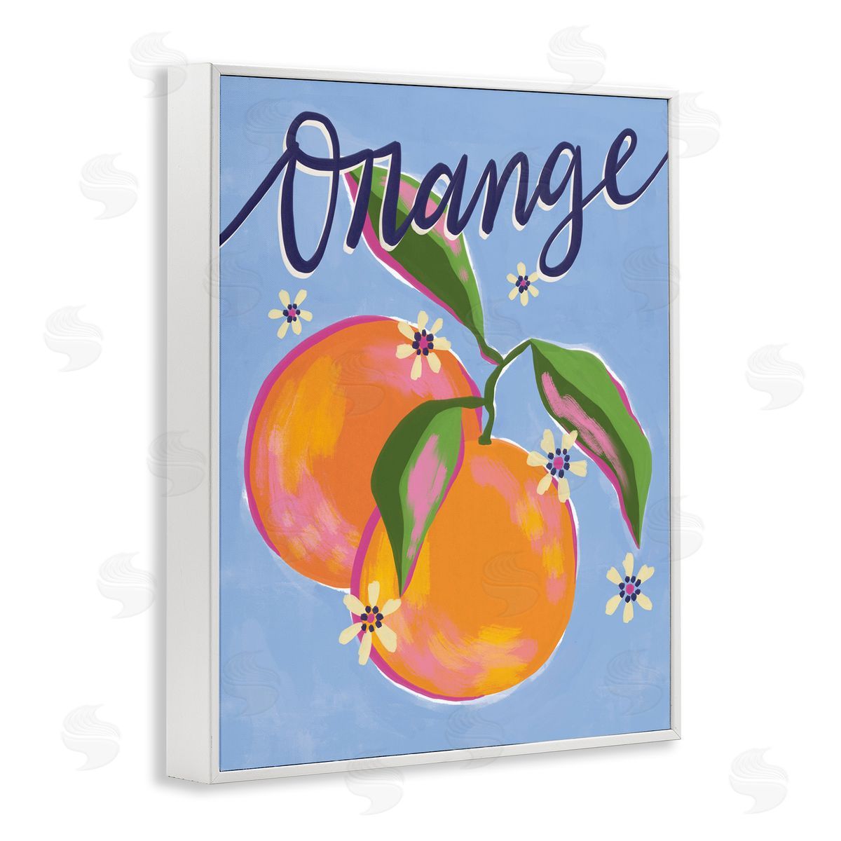 Deborah Curiel Orange Citrus fr_sideuits Floral Pattern
