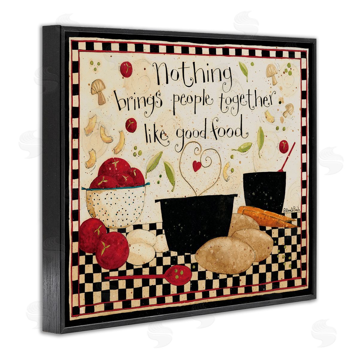 Dan DiPaolo Good Food Brings People Together Phrase