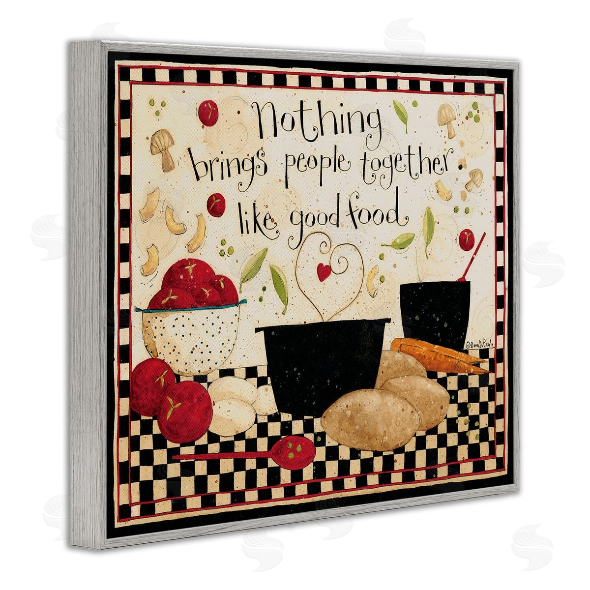 Dan DiPaolo Good Food Brings People Together Phrase