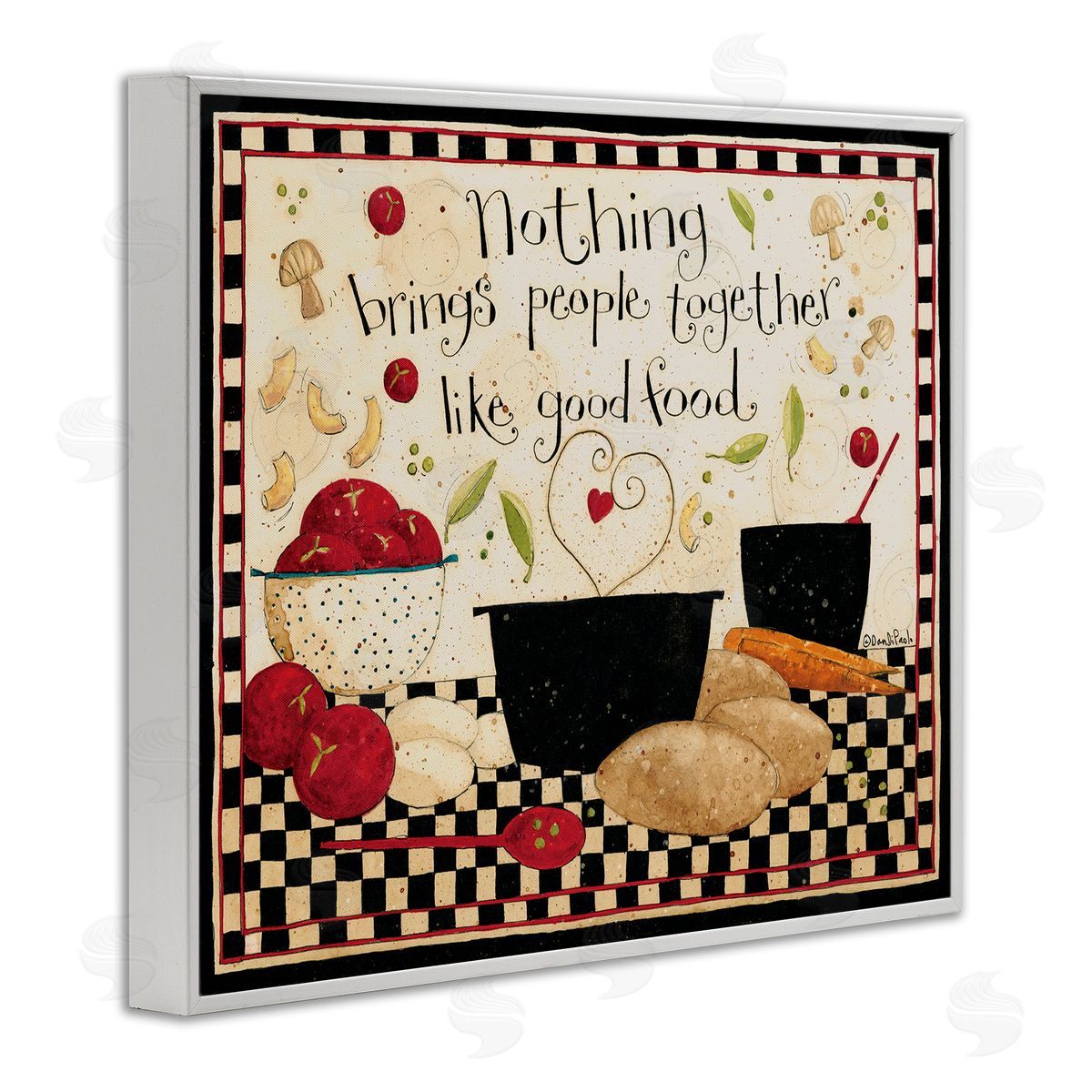 Dan DiPaolo Good Food Brings People Together Phrase