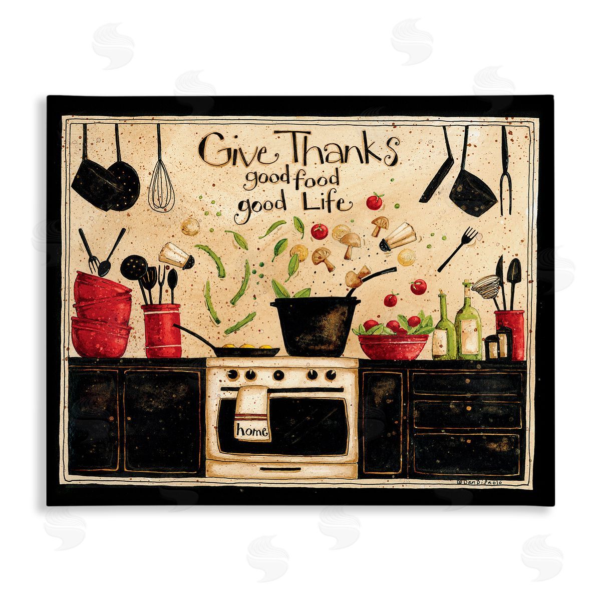 Dan DiPaolo Give Thanks Good Food Phrase