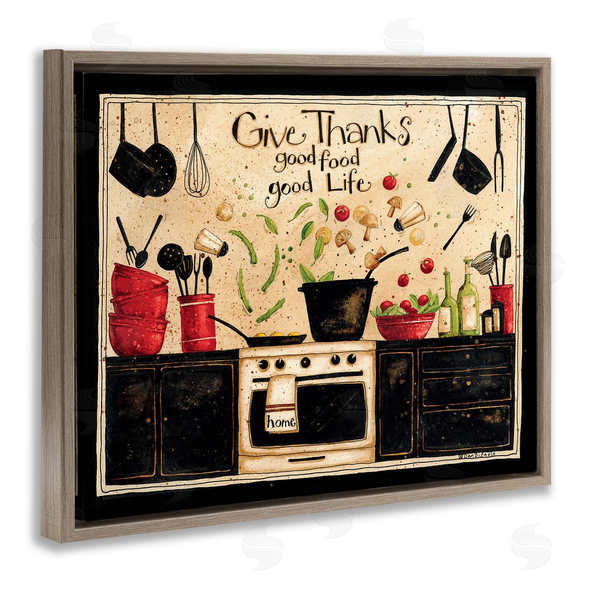 Dan DiPaolo Give Thanks Good Food Phrase