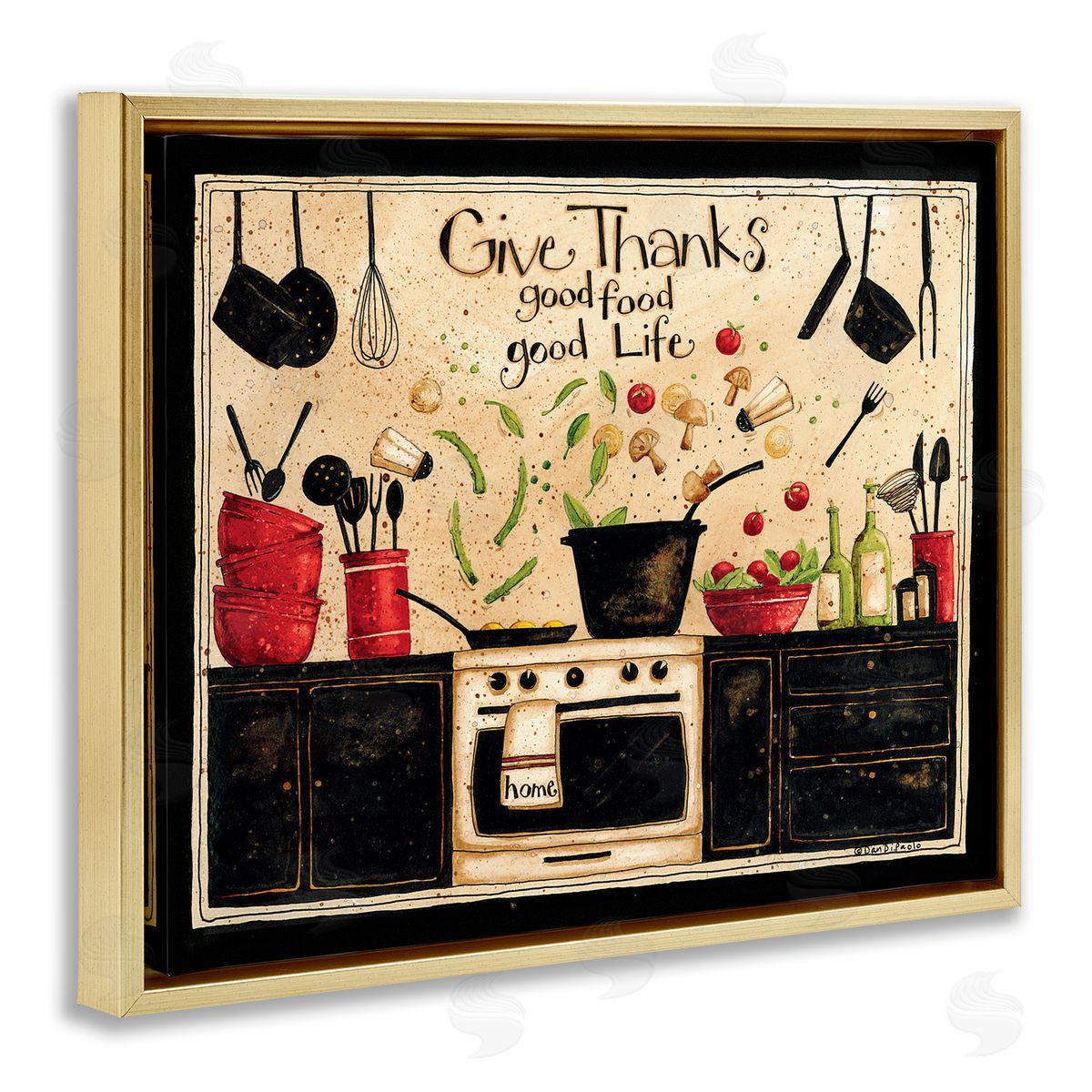 Dan DiPaolo Give Thanks Good Food Phrase