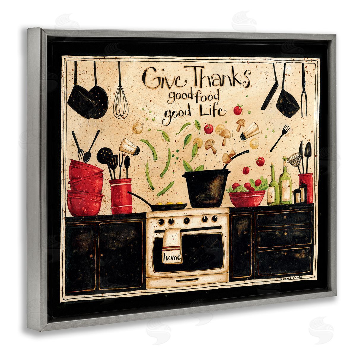 Dan DiPaolo Give Thanks Good Food Phrase