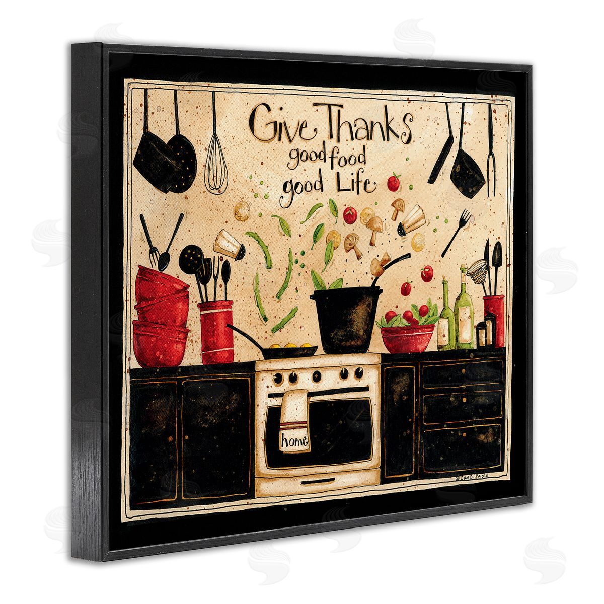 Dan DiPaolo Give Thanks Good Food Phrase