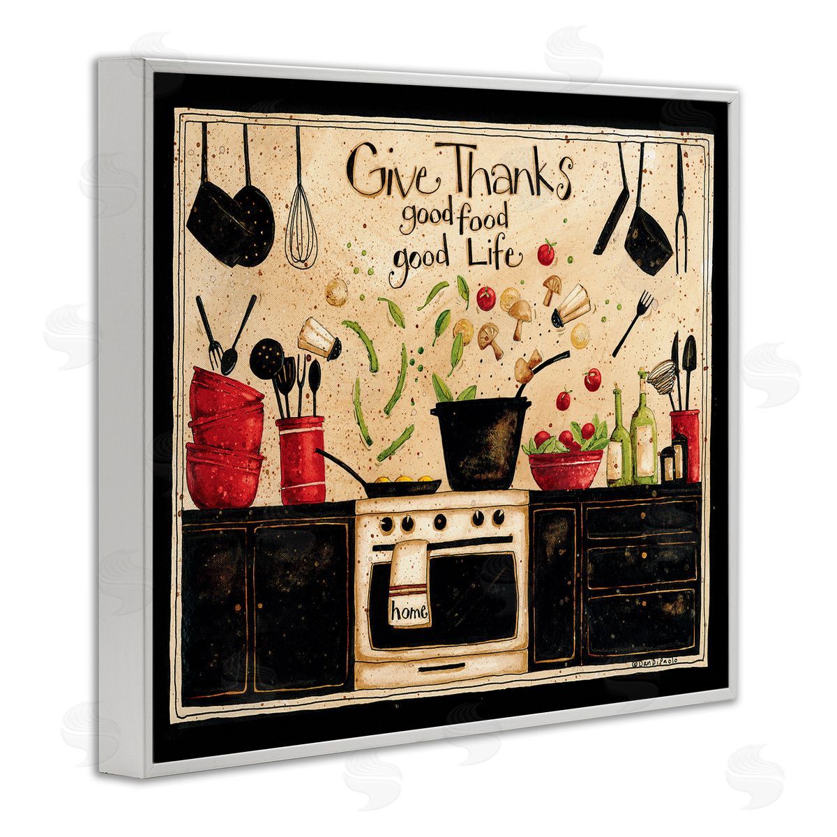 Dan DiPaolo Give Thanks Good Food Phrase