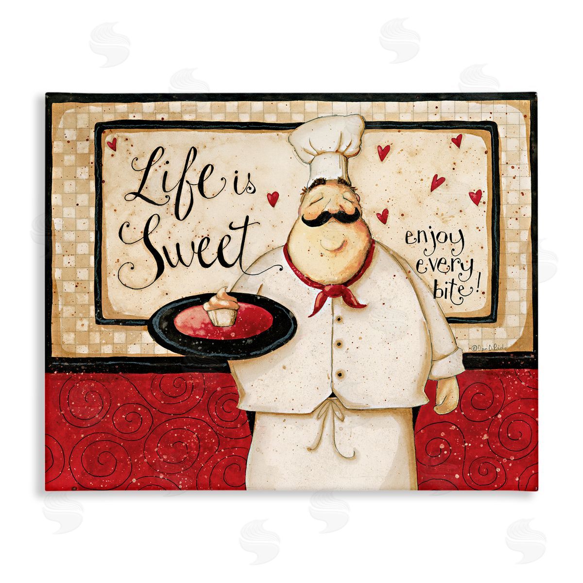 Dan DiPaolo Life Is Sweet Enjoy Every Bite Phrase