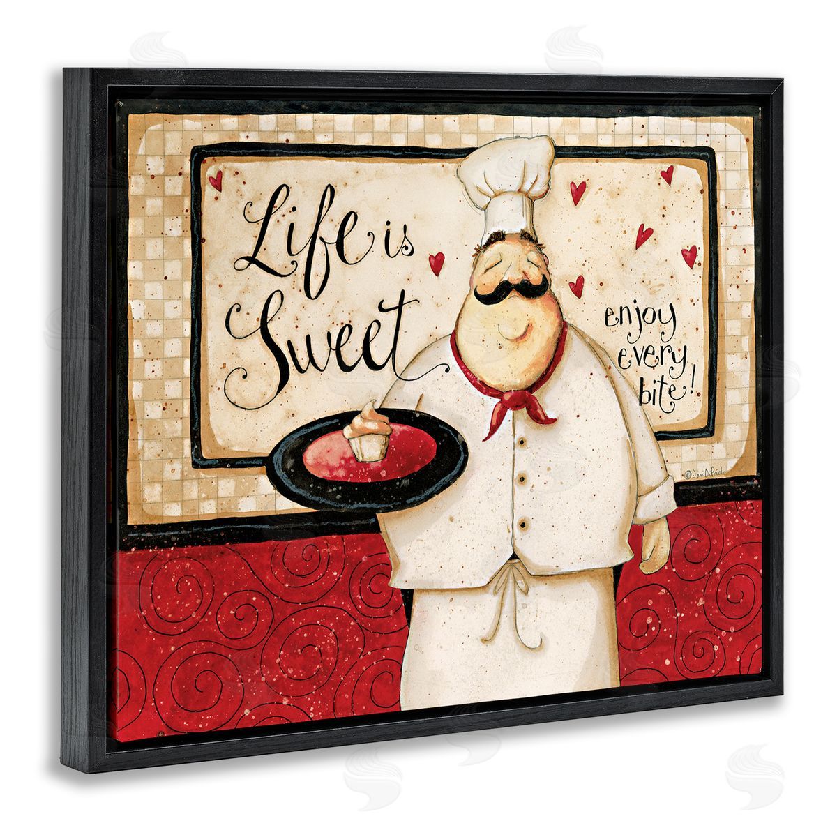 Dan DiPaolo Life Is Sweet Enjoy Every Bite Phrase