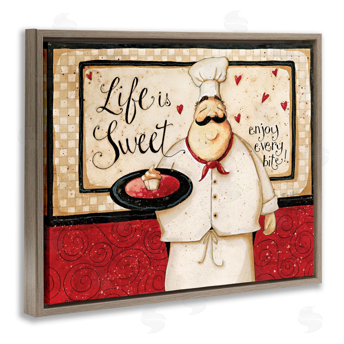 Dan DiPaolo Life Is Sweet Enjoy Every Bite Phrase