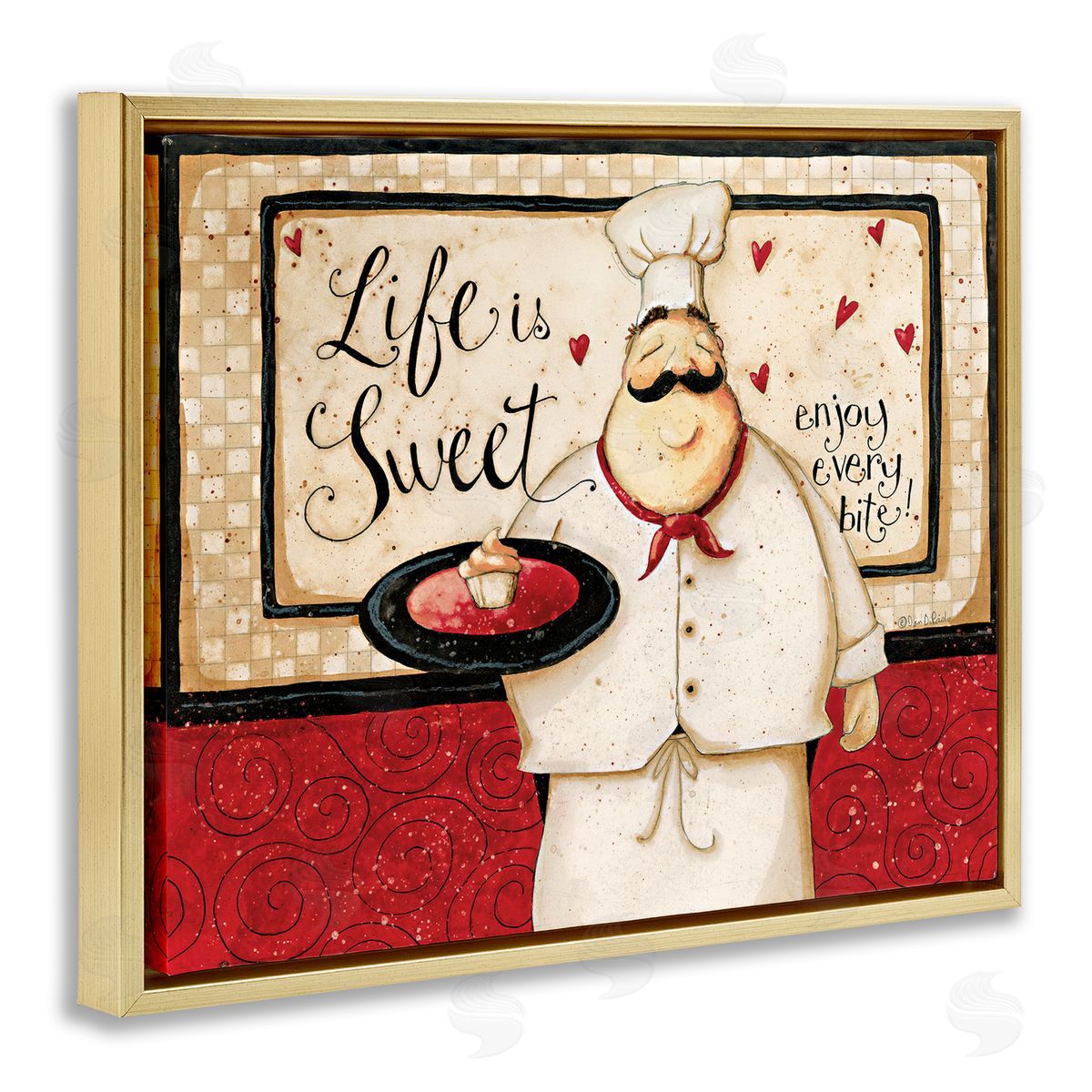 Dan DiPaolo Life Is Sweet Enjoy Every Bite Phrase