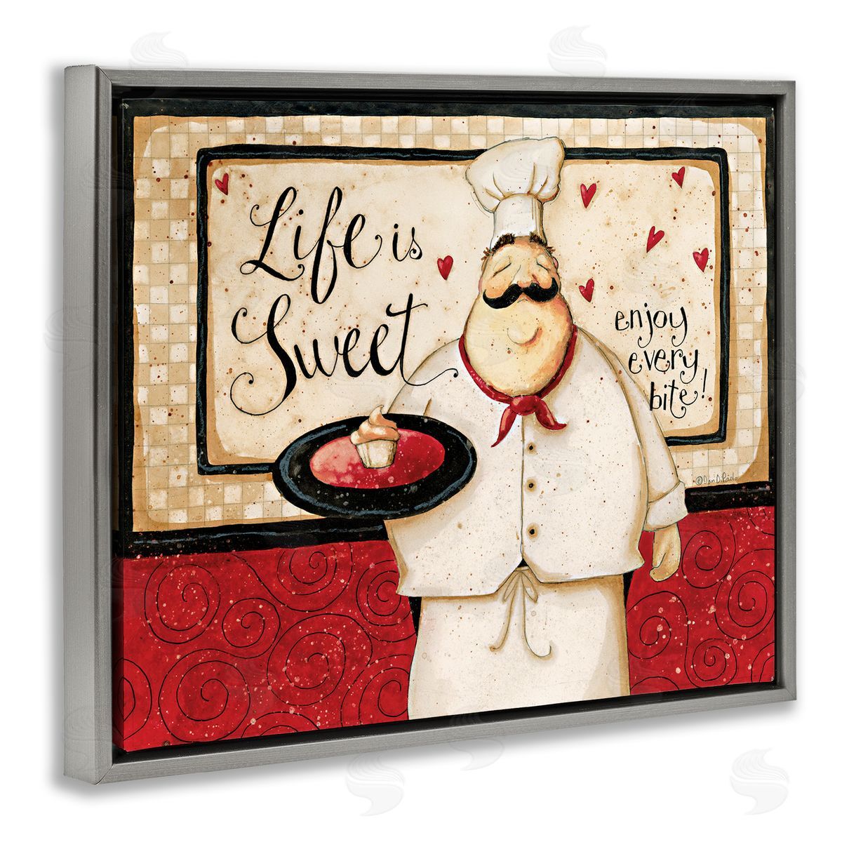 Dan DiPaolo Life Is Sweet Enjoy Every Bite Phrase