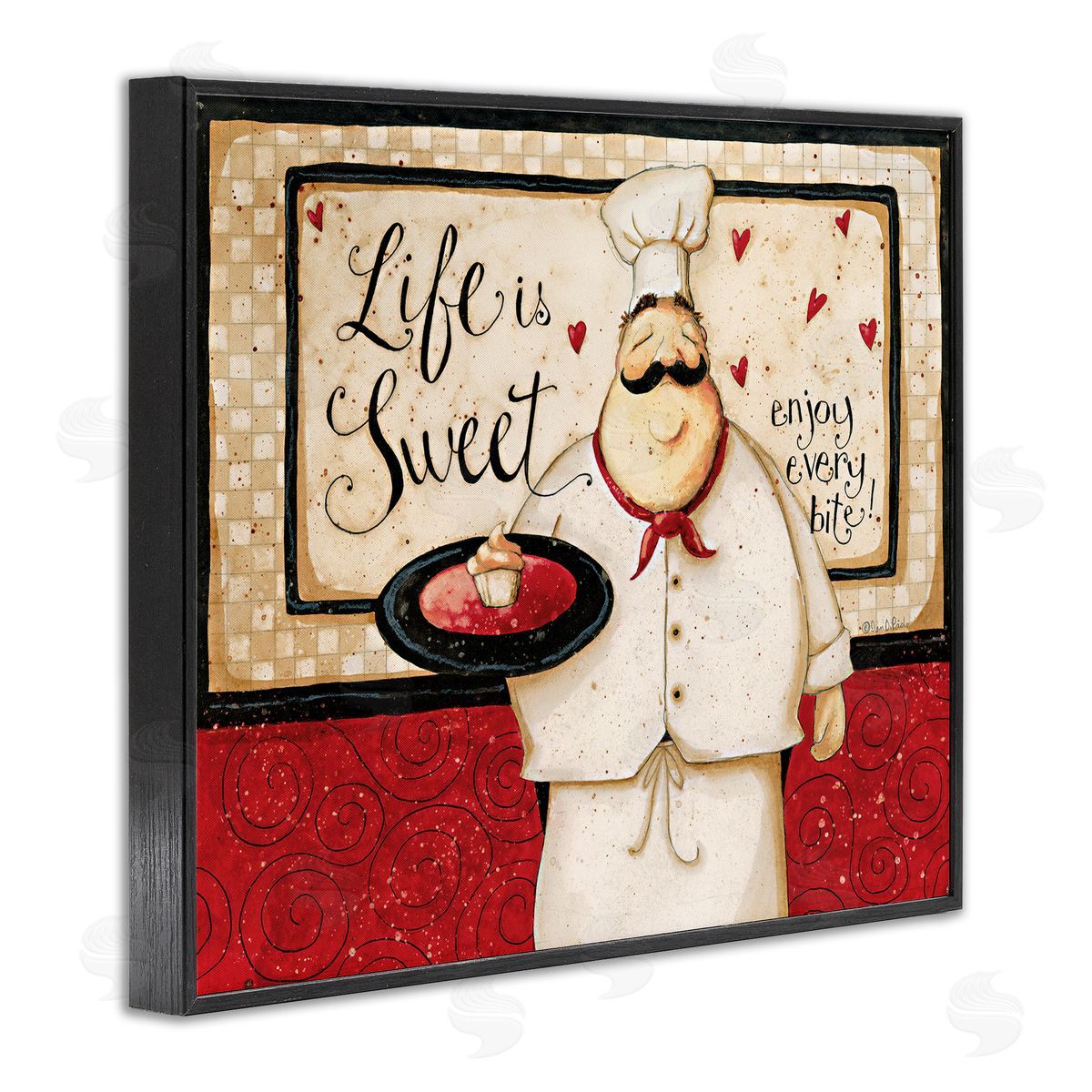 Dan DiPaolo Life Is Sweet Enjoy Every Bite Phrase