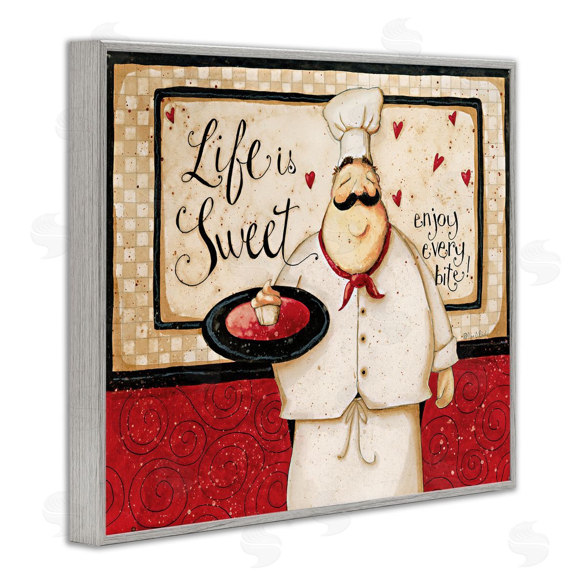 Dan DiPaolo Life Is Sweet Enjoy Every Bite Phrase