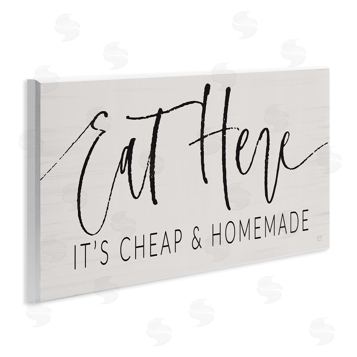 Lux + Me Designs Eat Here Cheap & Homemade Phrase