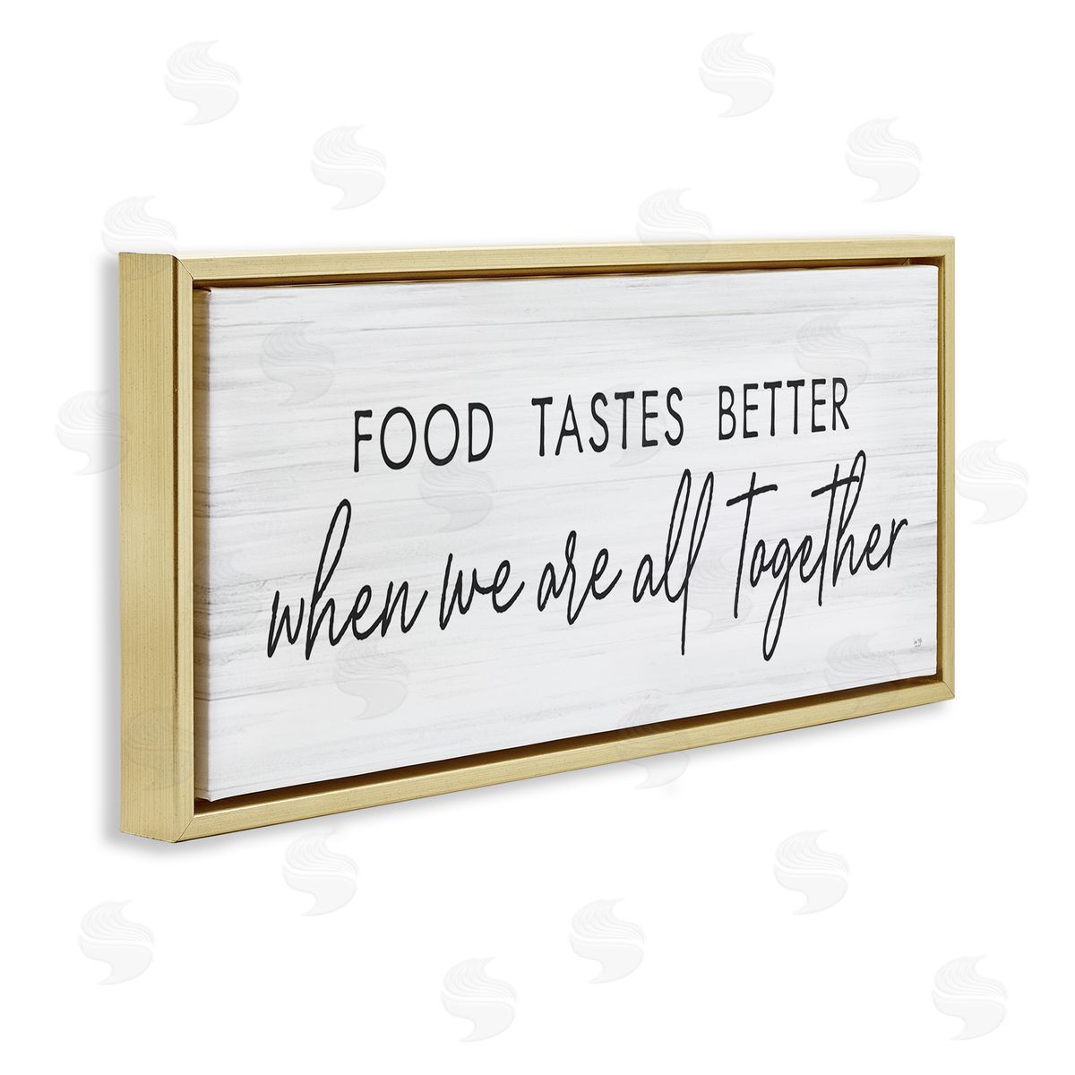 Lux + Me Designs Food Tastes Better All Together Phrase