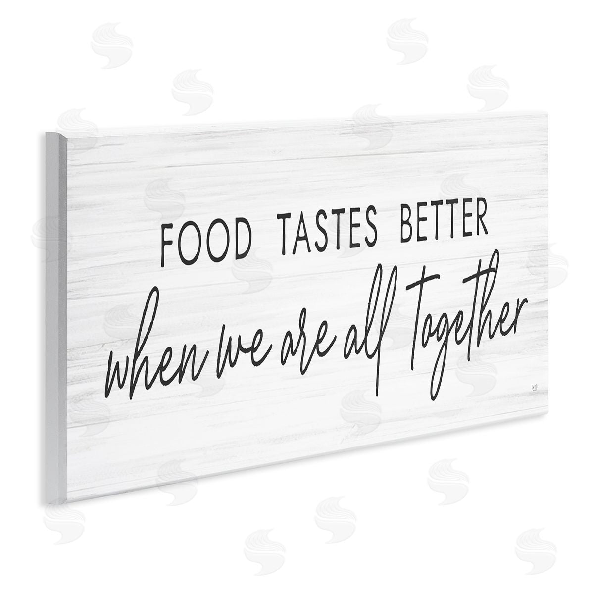 Lux + Me Designs Food Tastes Better All Together Phrase