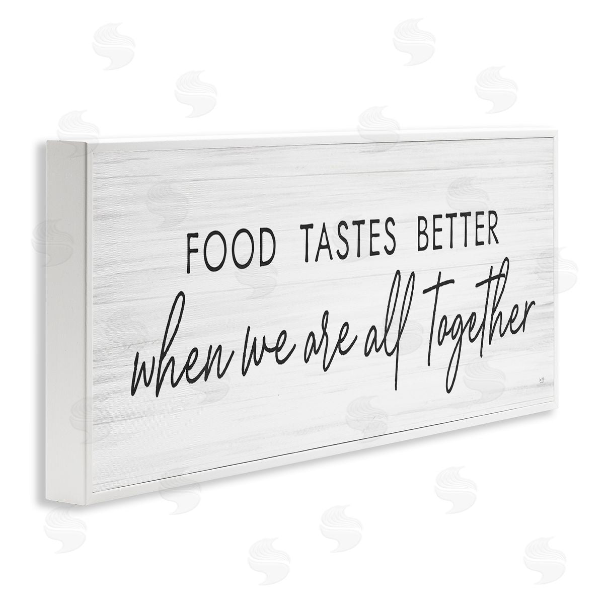 Lux + Me Designs Food Tastes Better All Together Phrase