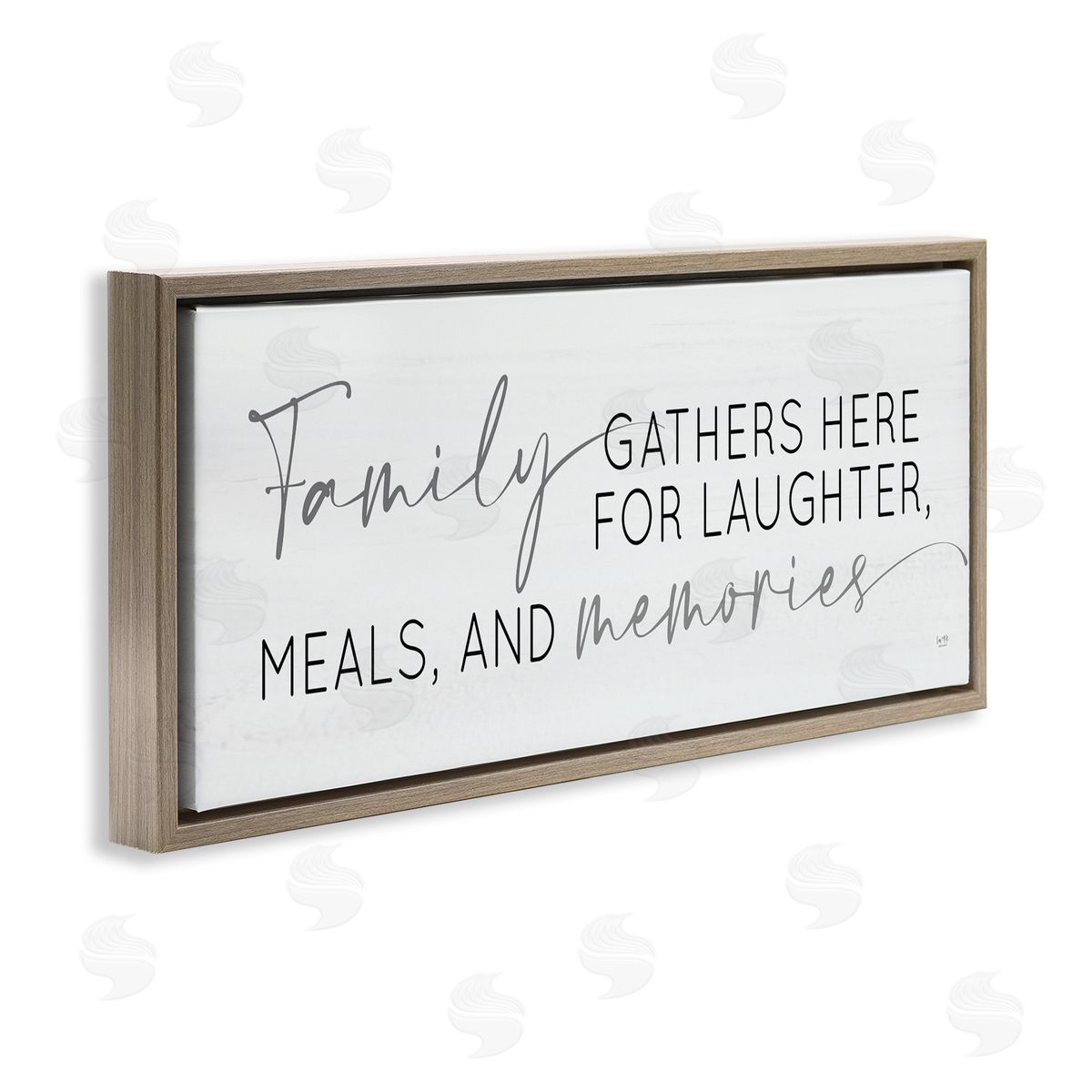 Lux + Me Designs Family Laughter Meals Memories Phrase