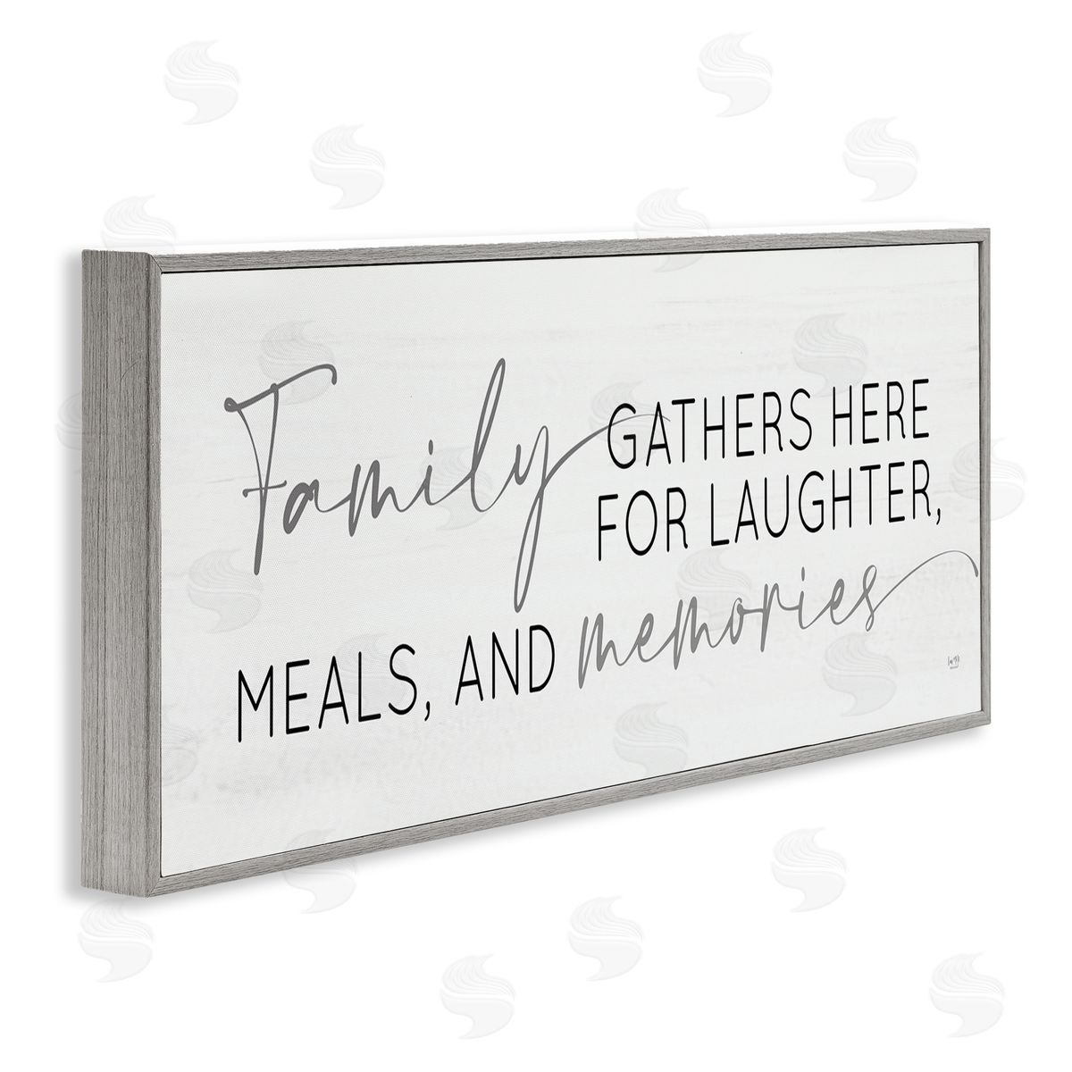 Lux + Me Designs Family Laughter Meals Memories Phrase