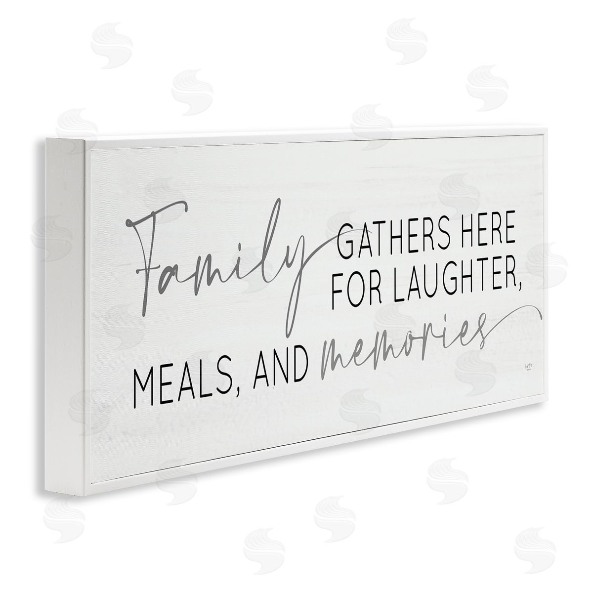 Lux + Me Designs Family Laughter Meals Memories Phrase