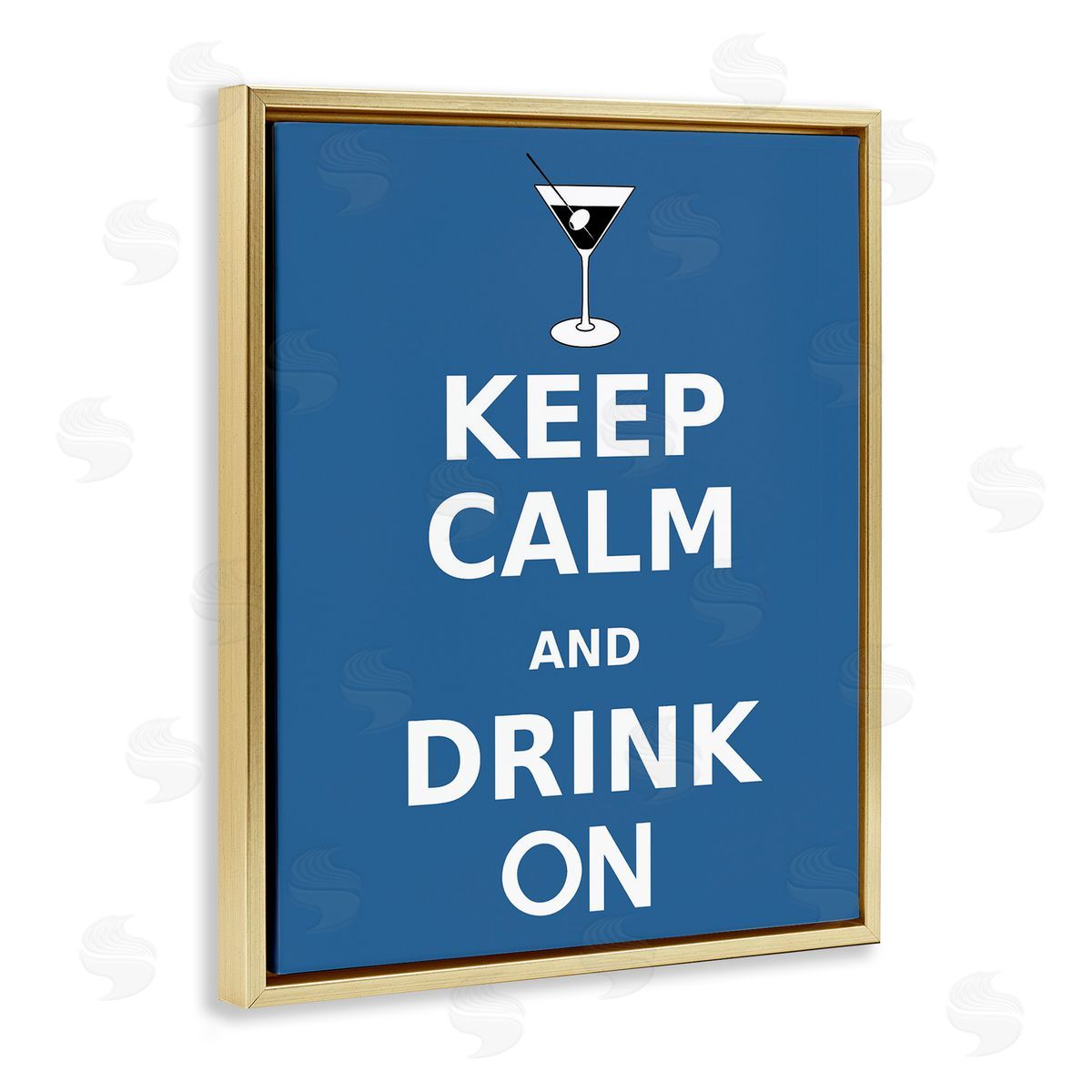 Marcus Jules Keep Calm & Drink On Martini 