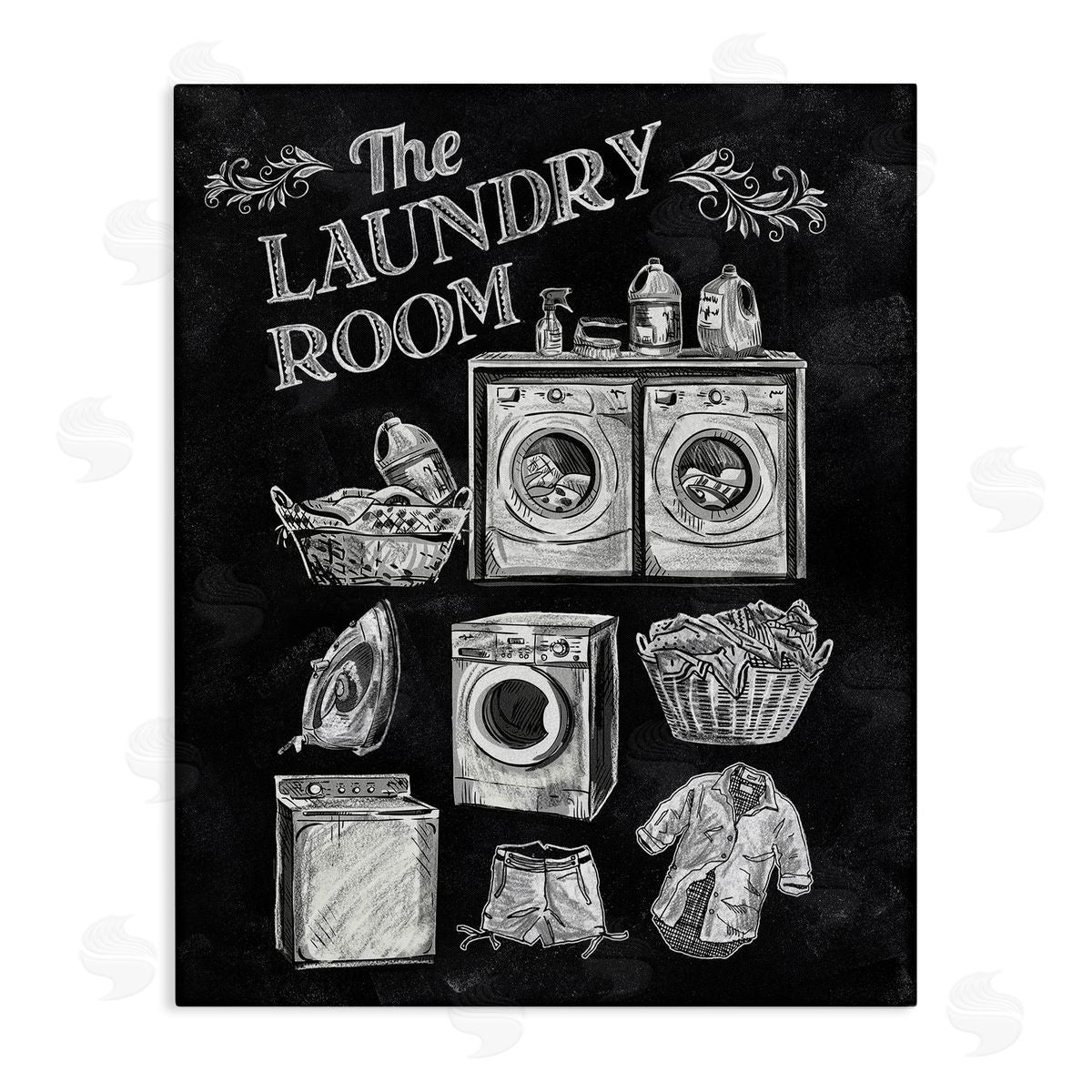 Conrad Knutsen Laundry Room Vintage Drawings