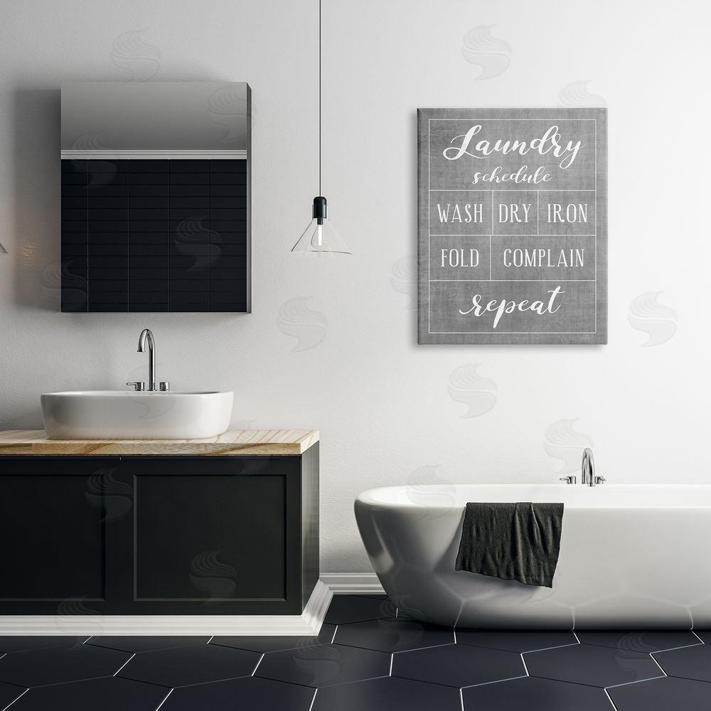 Natalie Carpentieri Laundry Schedule Humor Sign